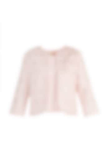 Pink Embellished Jacket by Aarti Mahtani at Pernia's Pop Up Shop