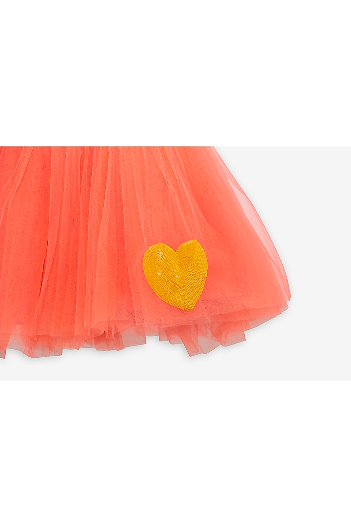 Pink Net Dress For Girls by Anaario at Pernia's Pop Up Shop