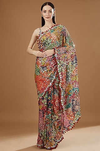 Aisha Saree & Jacket Set