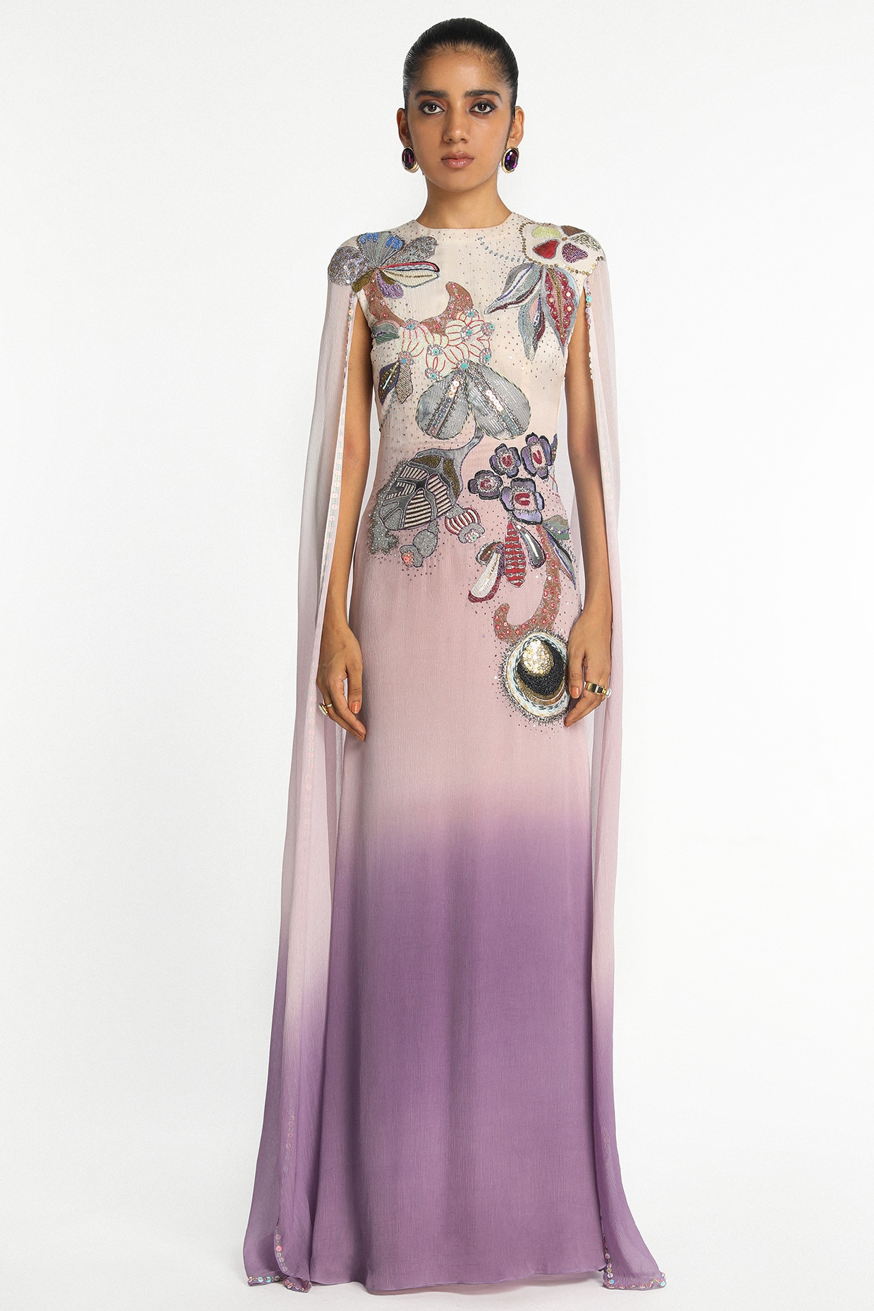 Chiffon butterfly gown 2025