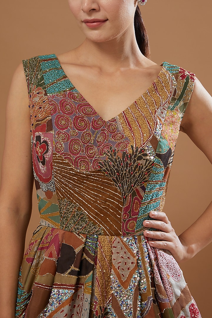 Yellow Embellished Wedding Gown by Aisha Rao at Pernia's Pop Up Shop