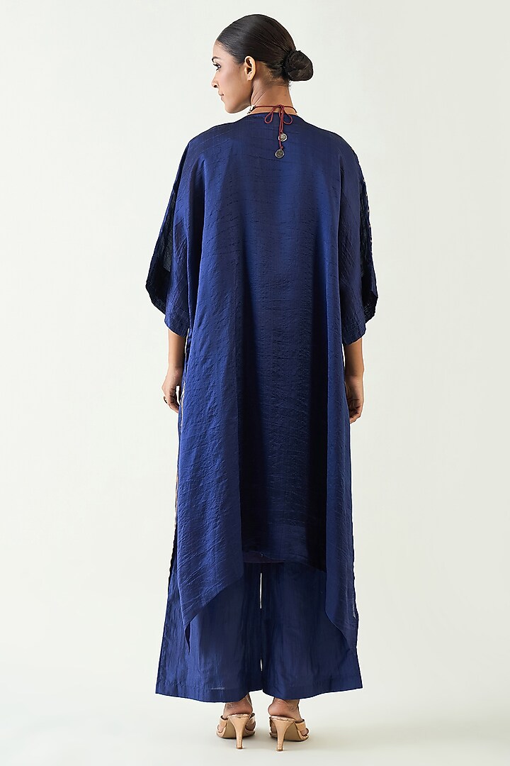 Purple Silk Kaftan Set by Shivani Bhargava at Pernia's Pop Up Shop