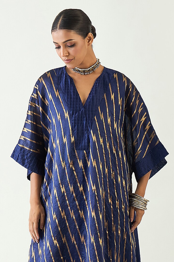 Purple Silk Kaftan Set by Shivani Bhargava at Pernia's Pop Up Shop