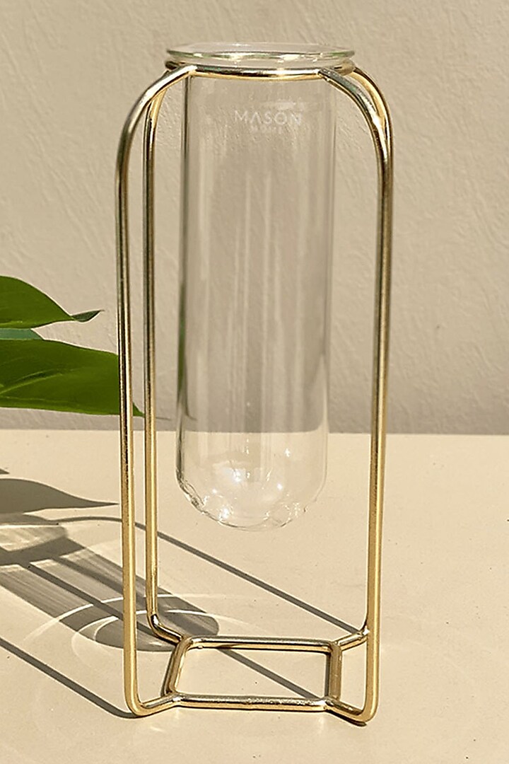 Morocco Test Tube Holders Gold by Mason Home