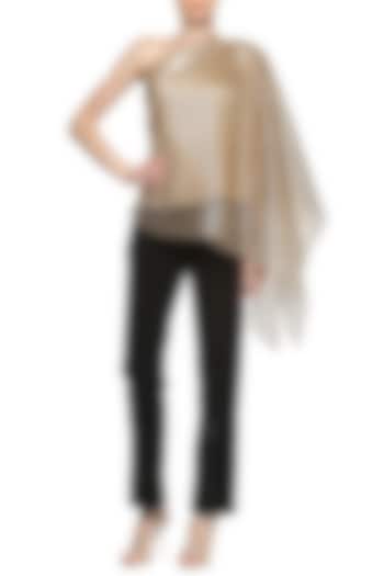 Copper one shoulder top available only at Pernia's Pop Up Shop.