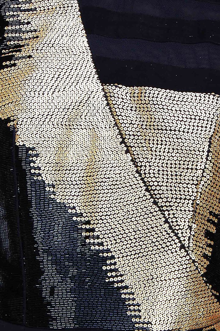 Black and gold sequins evening dress available only at Pernia's Pop Up Shop