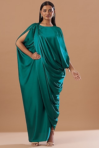 Shop Green Kaftan Dress Online at Best Price