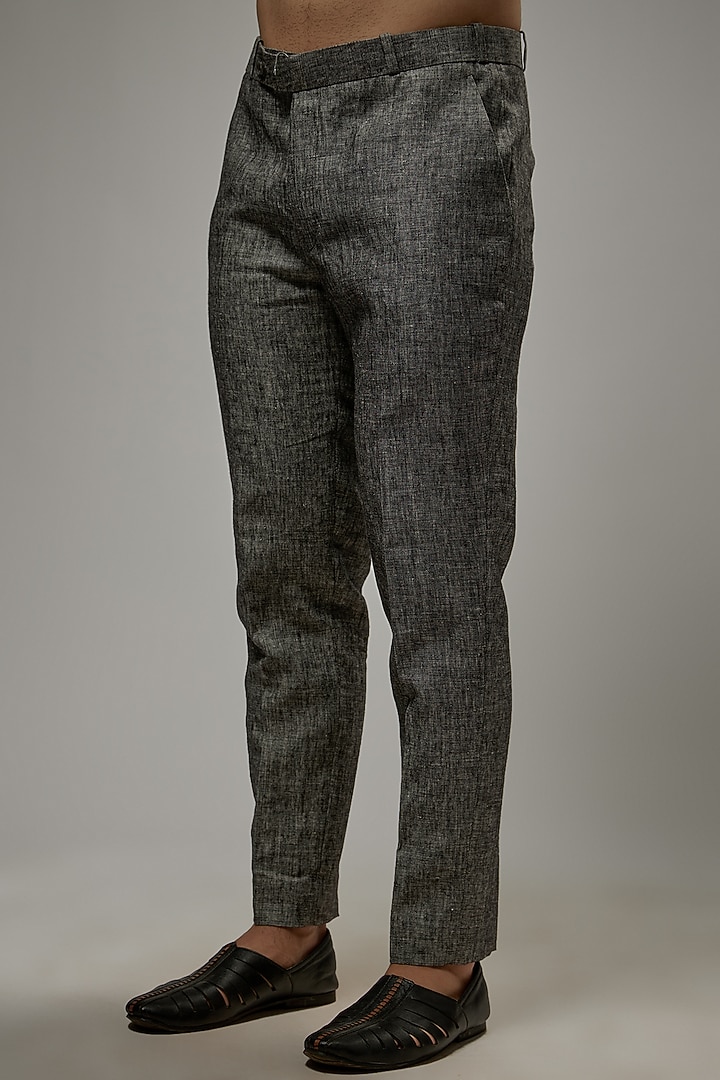 Ash Grey Linen Co-Ord Set by Abees at Pernia's Pop Up Shop
