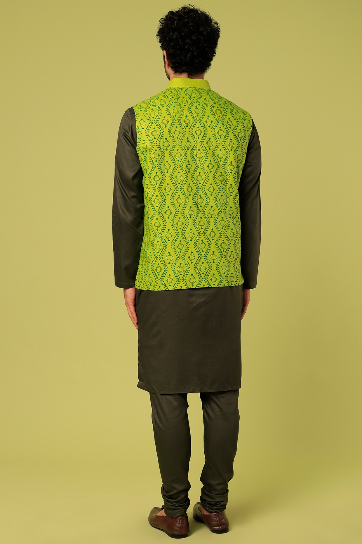 Buy Yellow and Peach Men Nehru Jacket Reversible Pure Cotton Handloom for  Best Price, Reviews, Free Shipping