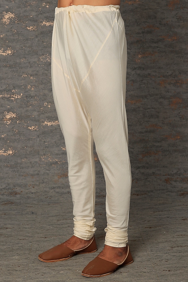 Mint Hand-Painted Bundi Jacket With Kurta Set by Abhishek Gupta Men at Pernia's Pop Up Shop
