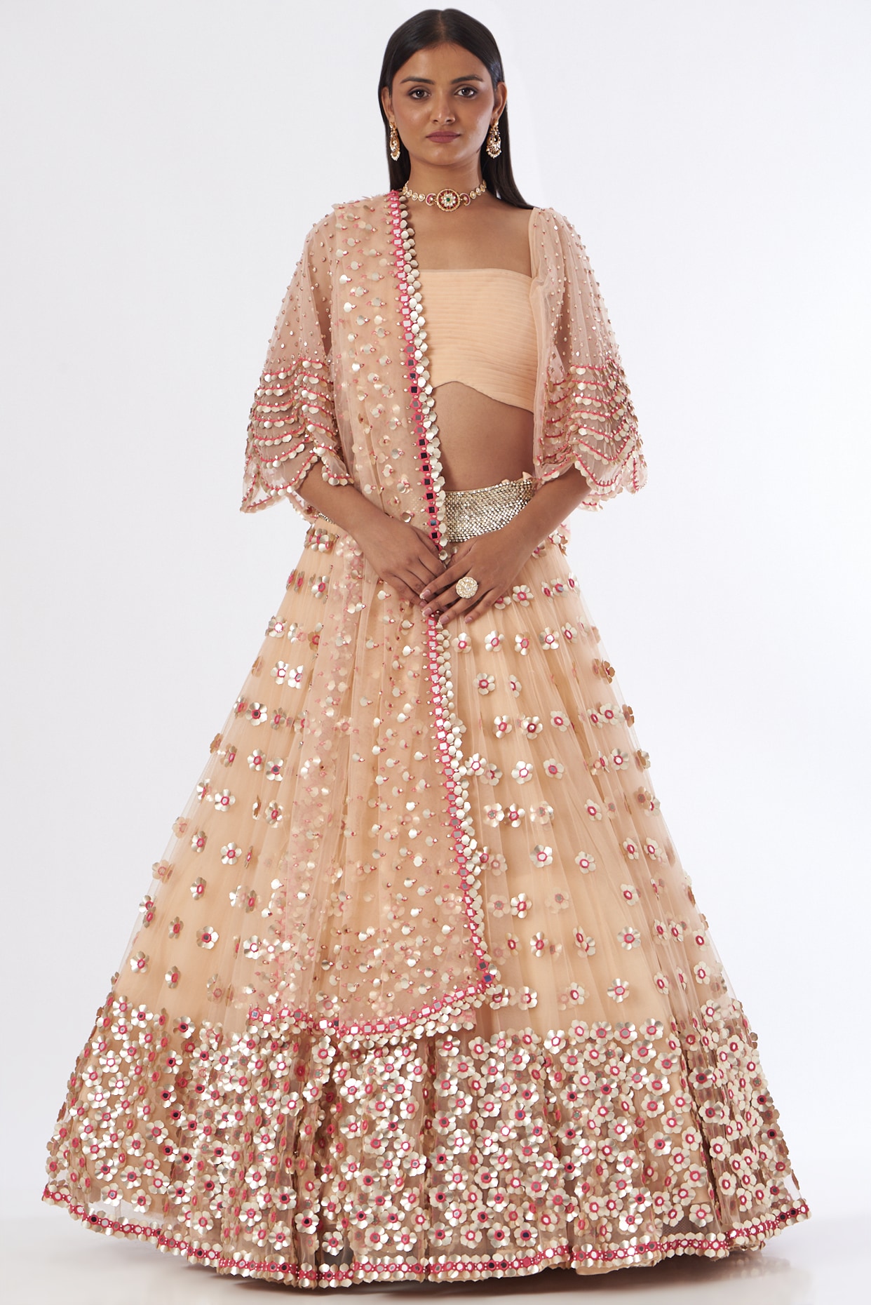 Pastel Mirror Work Lehengas by Abhinav Mishra | Traditional indian outfits,  Indian fashion dresses, Traditional indian dress