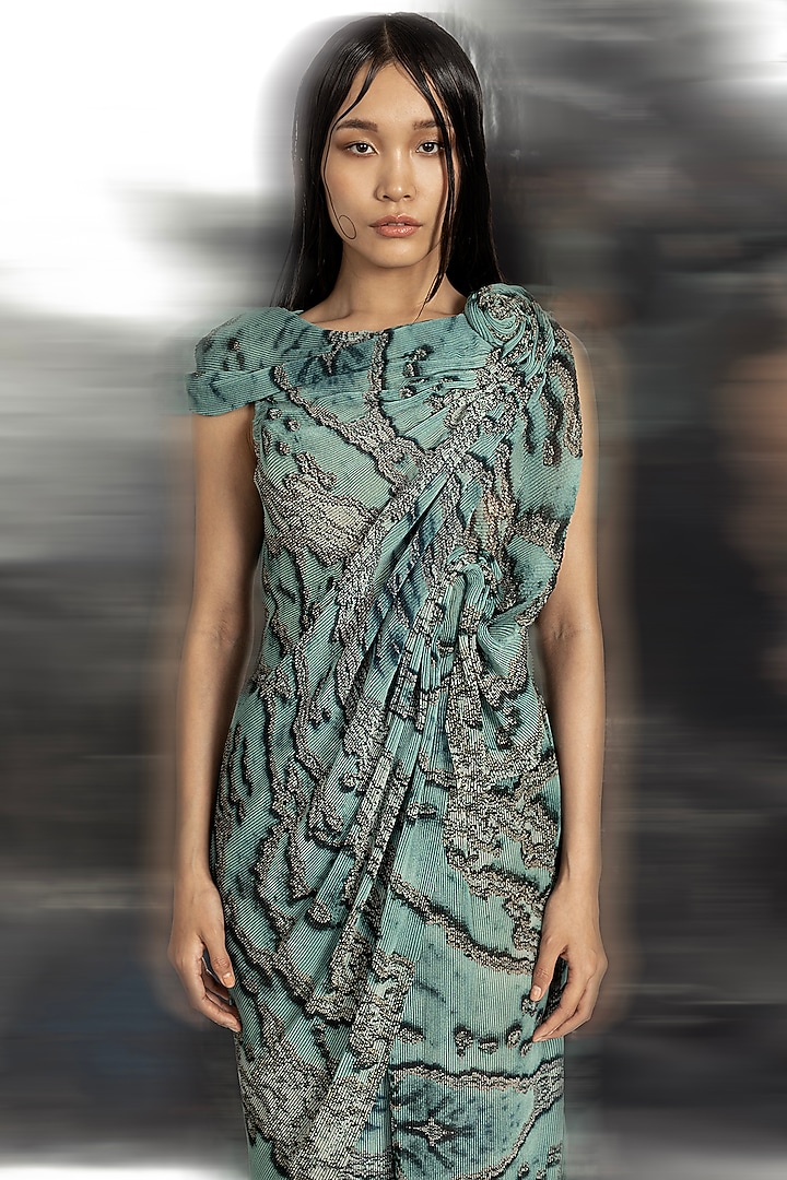 Coast Poly Georgette Printed Top by Abhishek Sharma at Pernia's Pop Up Shop