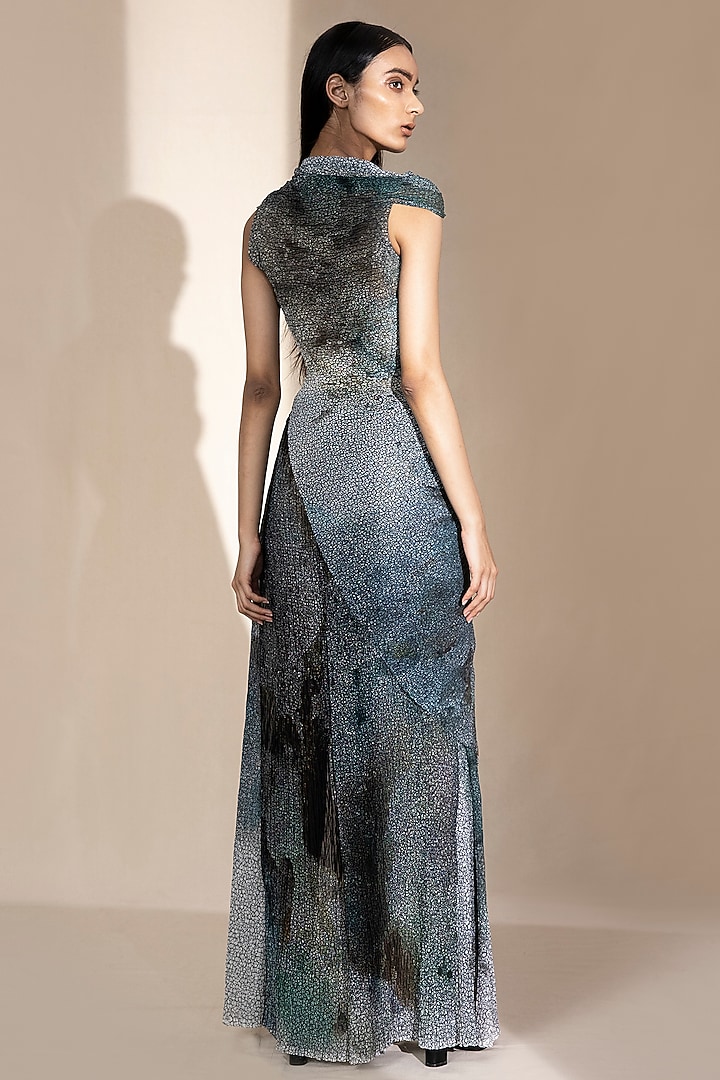 Crystal Stone Draped Top by Abhishek Sharma at Pernia's Pop Up Shop