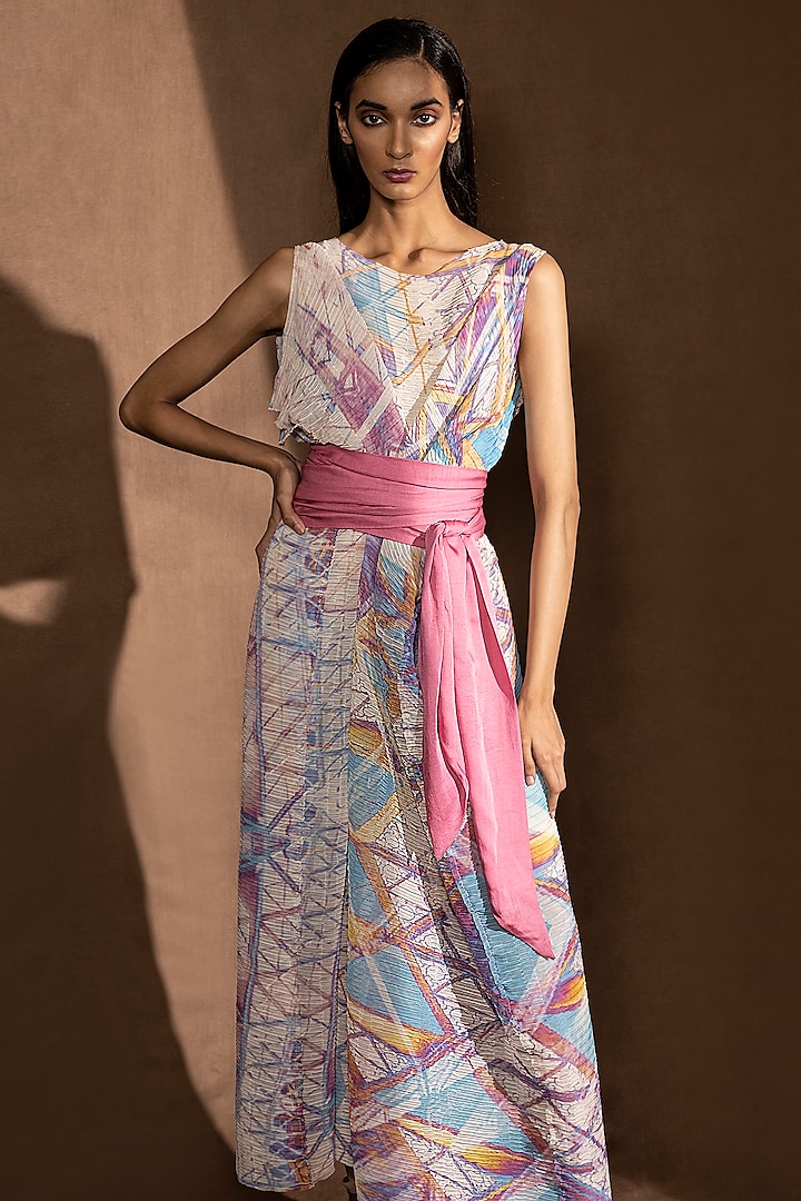 Majolica printed maxi dress in multicoloured - Dolce Gabbana