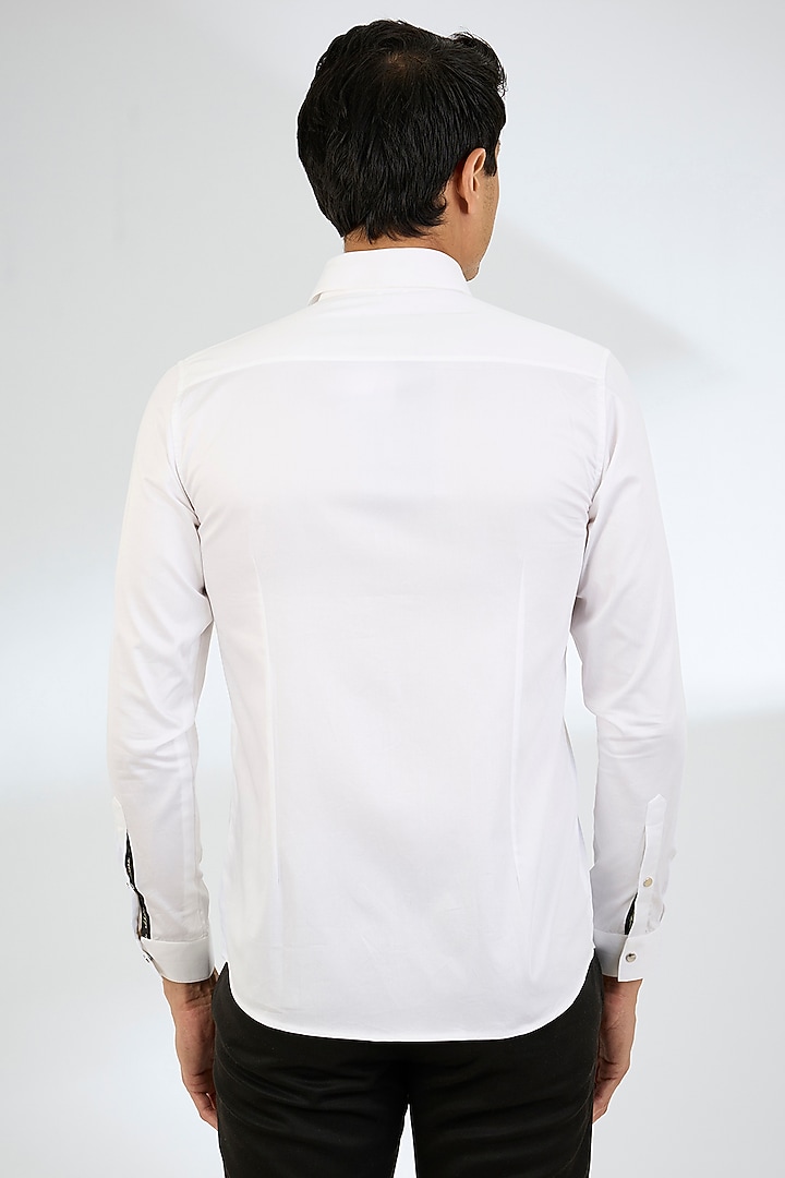 White Cotton Shirt by Abkasa at Pernia's Pop Up Shop