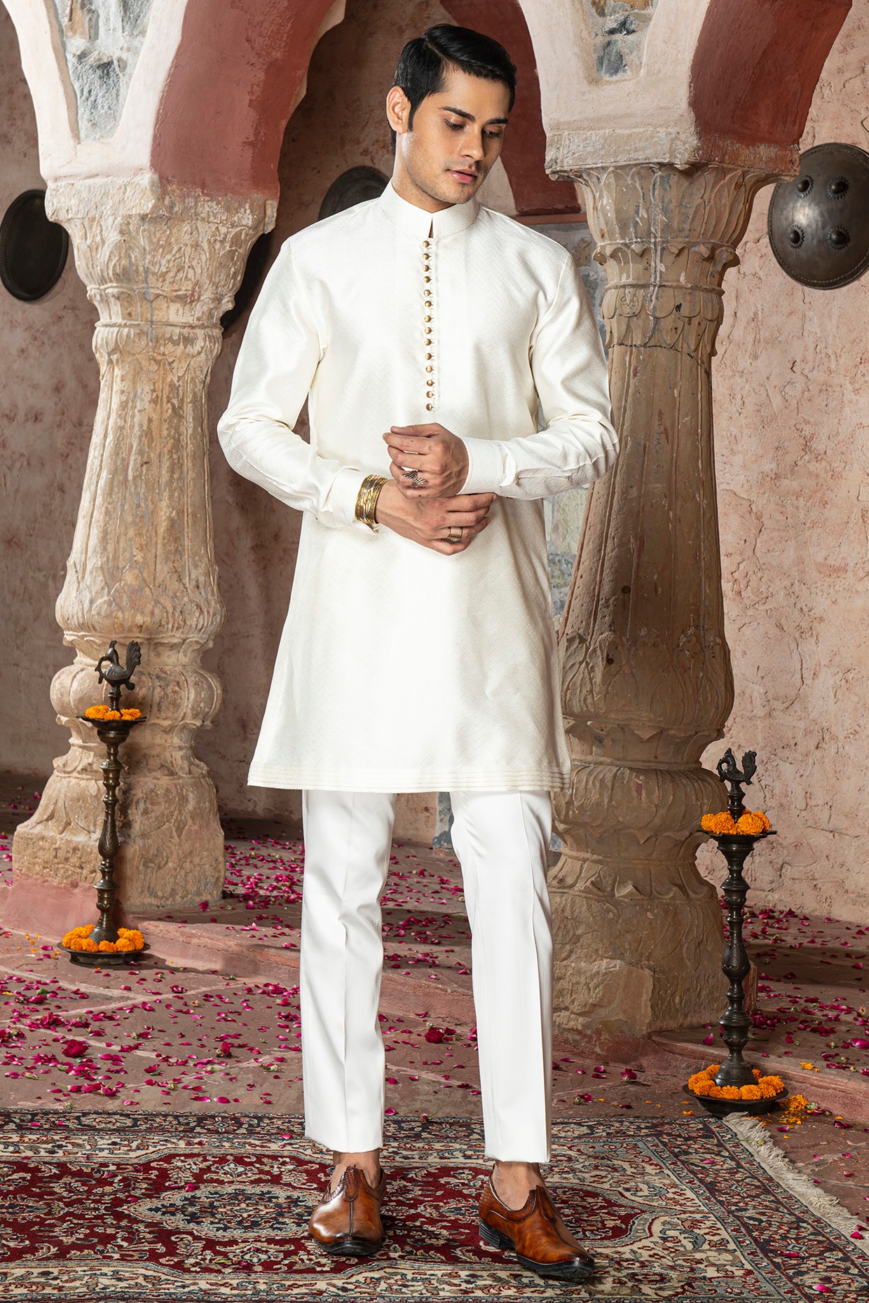 Buy Cream and Beige Men Nehru Jacket Reversible Pure Cotton Handloom for  Best Price, Reviews, Free Shipping