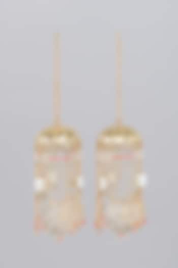 Gold Finish Kaleeras With Colorful Beads & Pearls by Beabhika