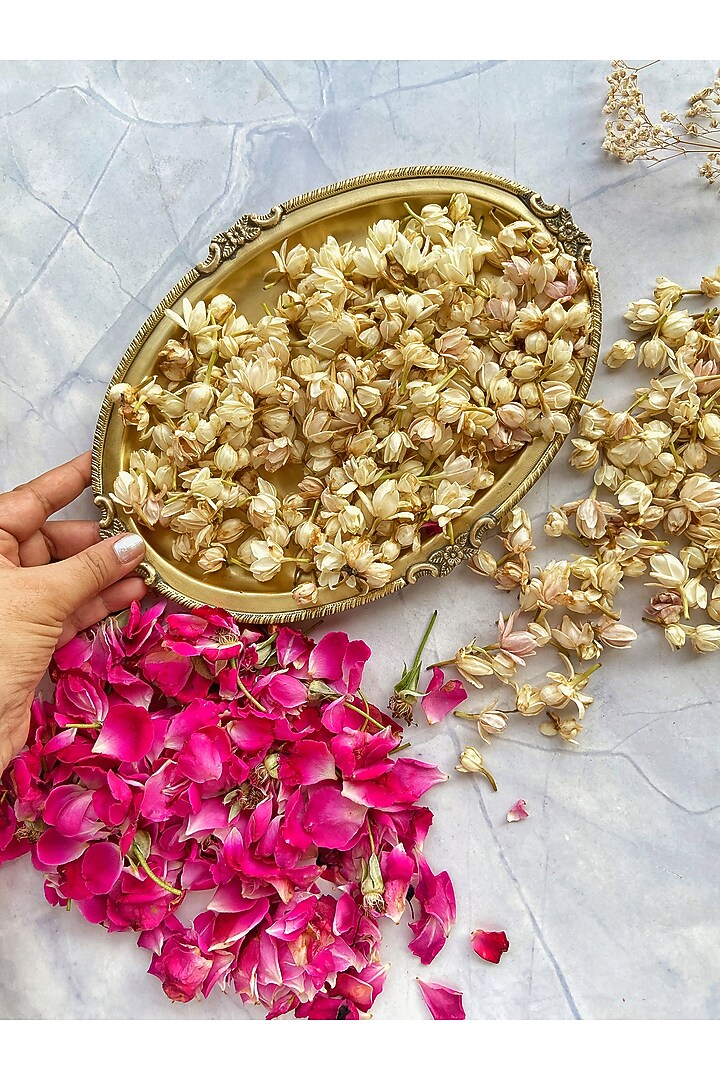 Gold Brass Tray by Abel House at Pernia's Pop Up Shop