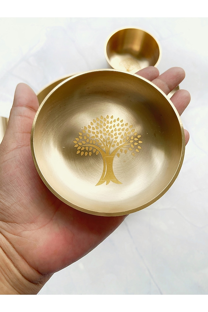 Bronze Kansa Thali Set by Abel House at Pernia's Pop Up Shop