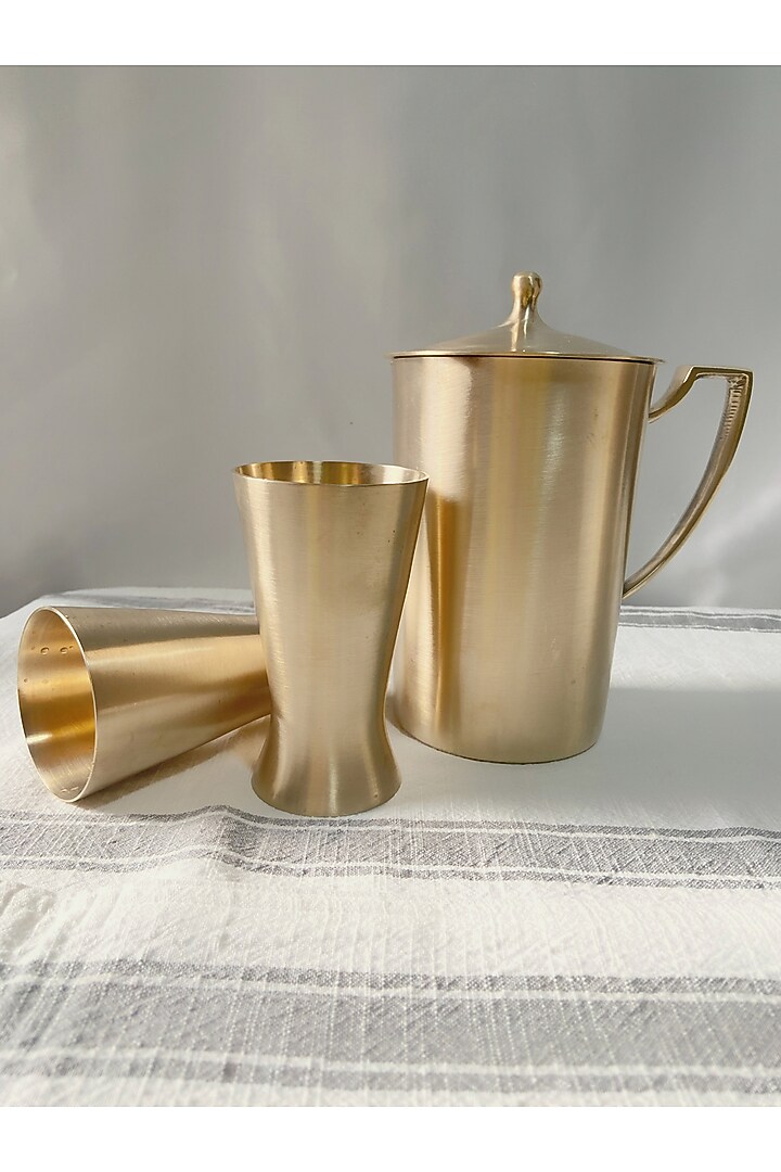 Bronze Kansa Pitcher Jug, by Abel House at Pernia's Pop Up Shop