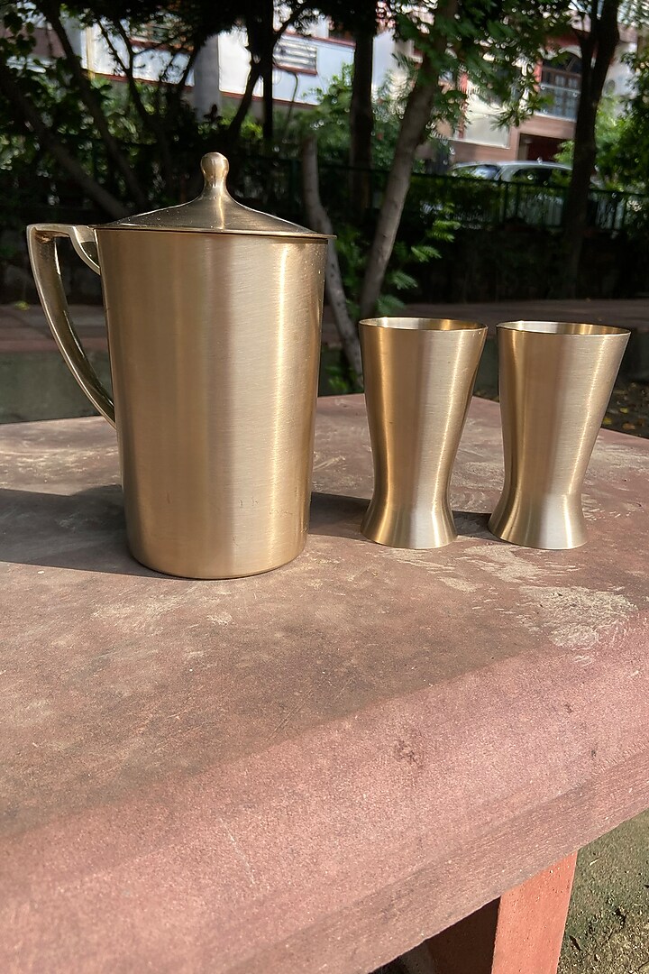 Bronze Kansa Pitcher Jug, by Abel House at Pernia's Pop Up Shop