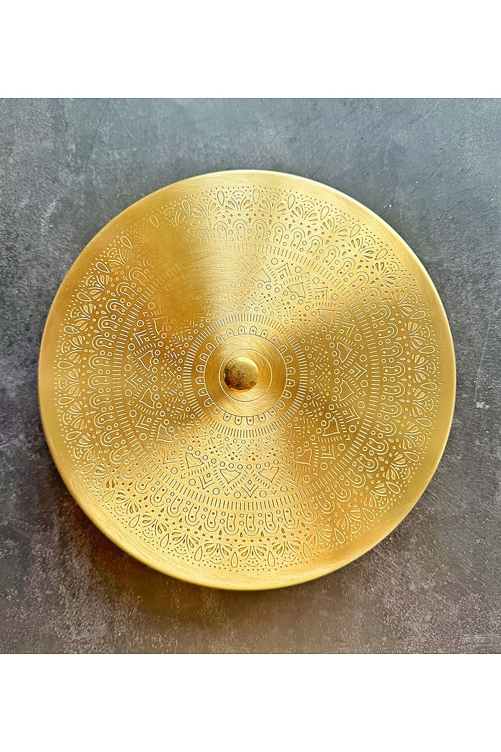 Gold Brass Spice Box (Set of 8) by Abel House at Pernia's Pop Up Shop