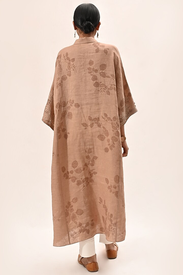 Almond Printed Kurta Set by Arcvsh by Pallavi Singh at Pernia's Pop Up Shop