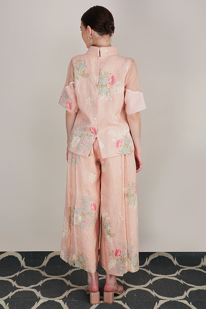 Old Rose Printed Top by Arcvsh by Pallavi Singh at Pernia's Pop Up Shop