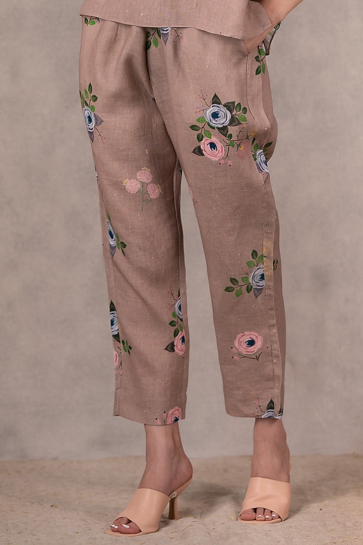 Almond Printed Co-Ord Set by Arcvsh by Pallavi Singh at Pernia's Pop Up Shop