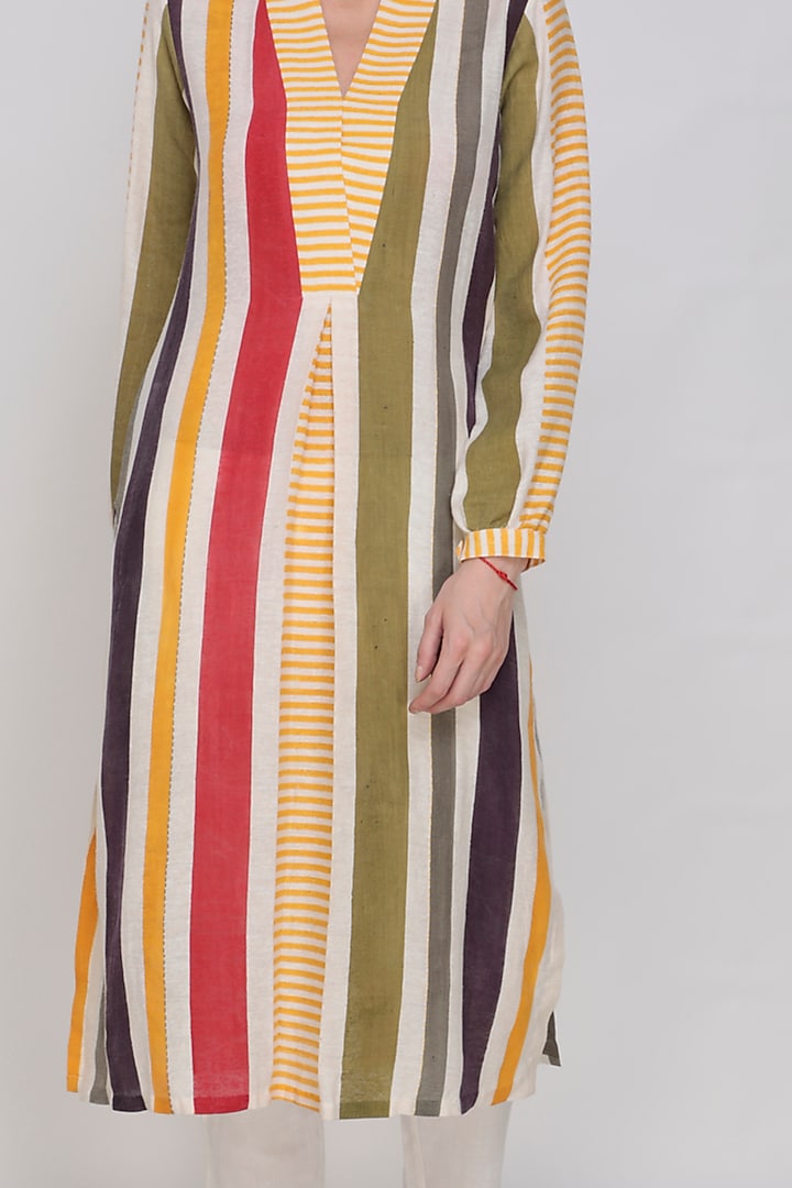 Multi Colored Printed Tunic Set by Arcvsh by Pallavi Singh at Pernia's Pop Up Shop