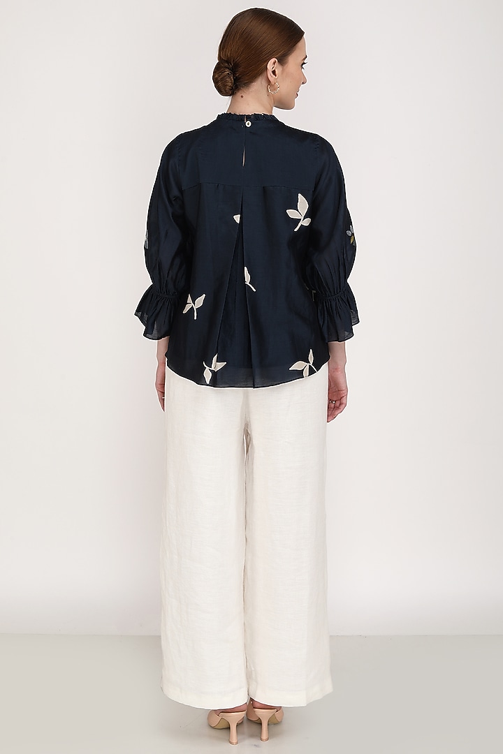 White Linen Pant Set by Arcvsh by Pallavi Singh at Pernia's Pop Up Shop