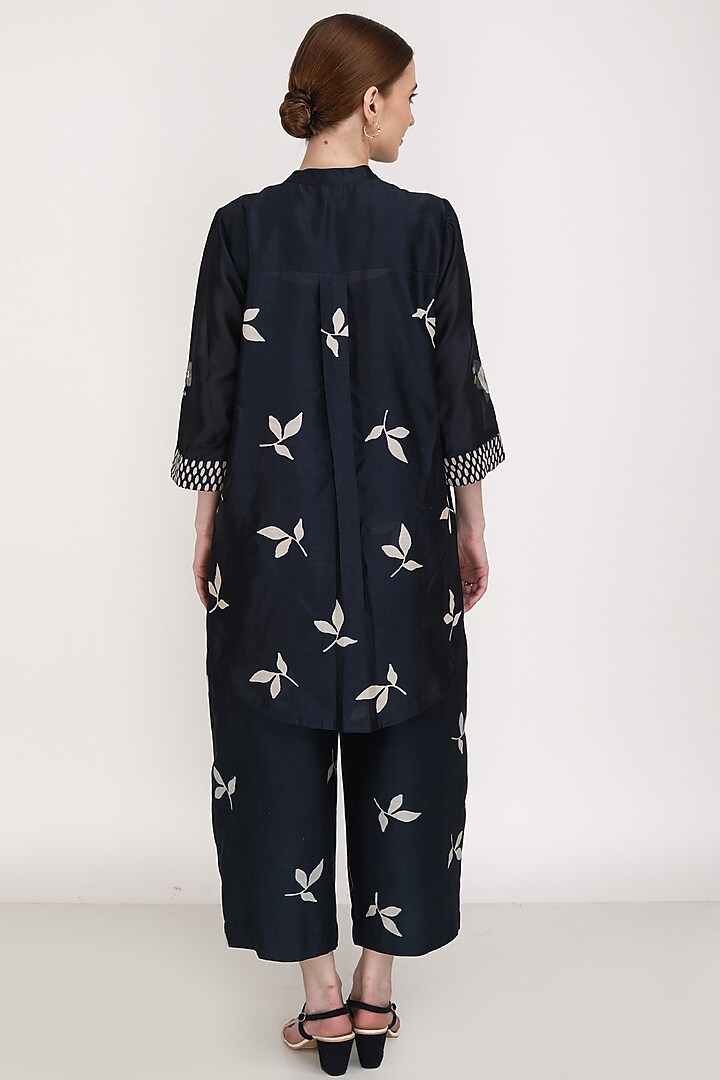 Indigo Printed Co-Ord Set by Arcvsh by Pallavi Singh at Pernia's Pop Up Shop