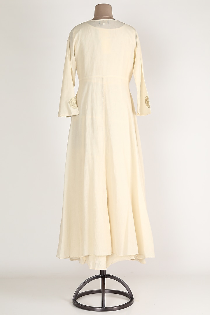 White Printed Tunic Set by Adara By Sheytal at Pernia's Pop Up Shop
