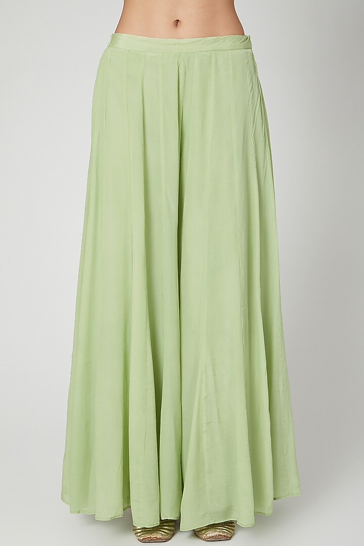 Mint Green Embroidered Jacket Set by Adara by Sheytal at Pernia's Pop Up Shop
