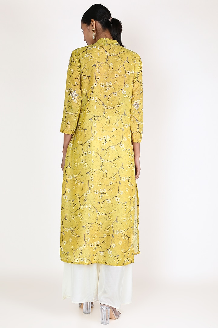 Yellow Kurta Set by Adara By Sheytal at Pernia's Pop Up Shop