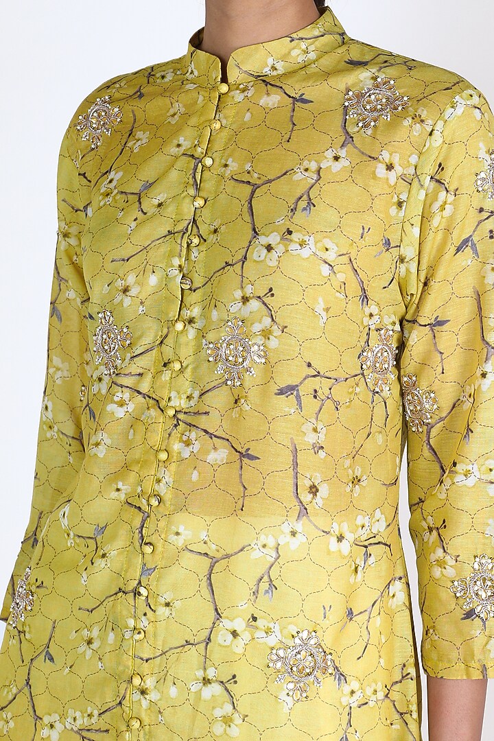 Yellow Kurta Set by Adara By Sheytal at Pernia's Pop Up Shop