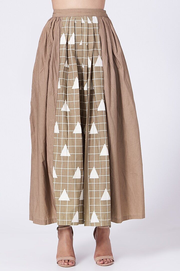 Nude Organic Cotton Jacket Set by ABHI SINGH MADE IN INDIA at Pernia's Pop Up Shop