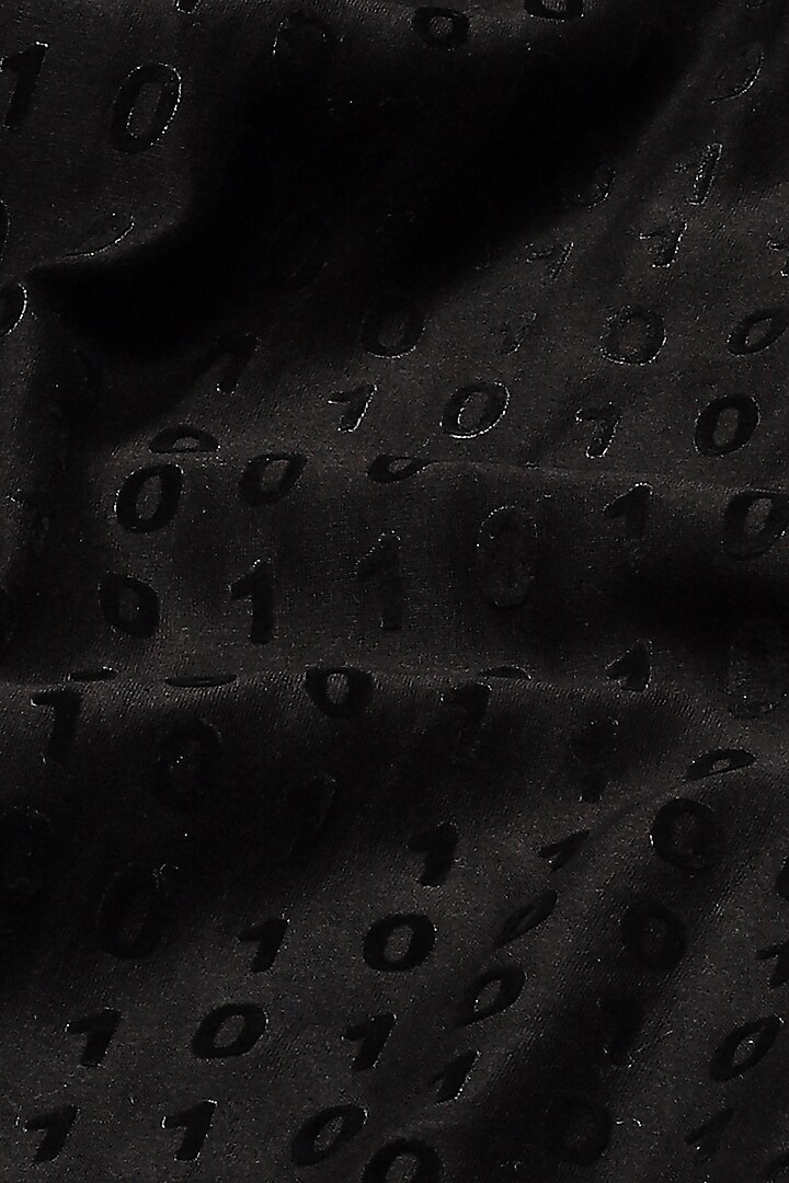 Black Chanderi Trousers by Abraham & Thakore at Pernia's Pop Up Shop