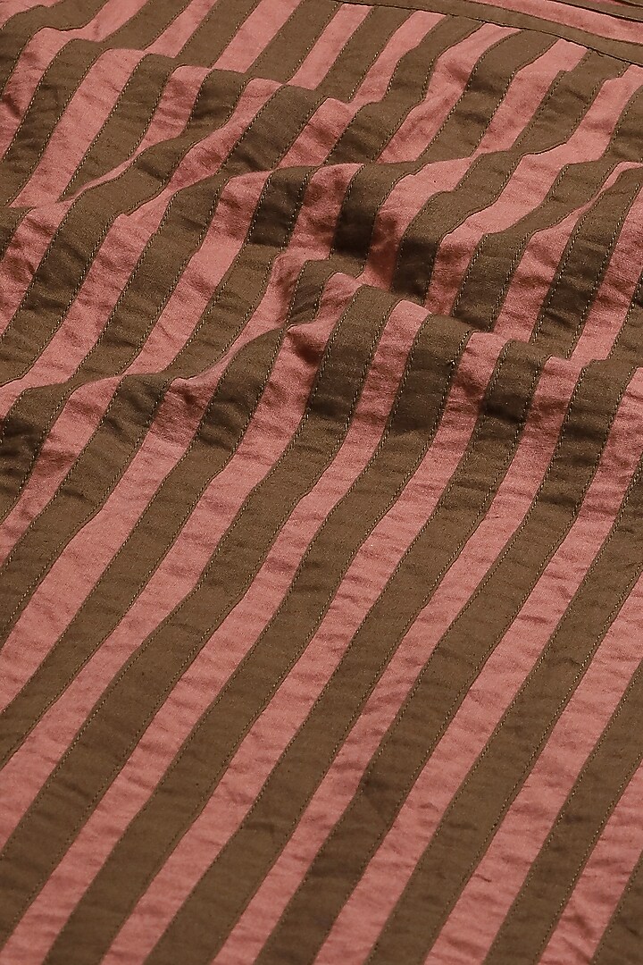 Redwood Cotton Cambric Striped Kurta by Abraham & Thakore at Pernia's Pop Up Shop