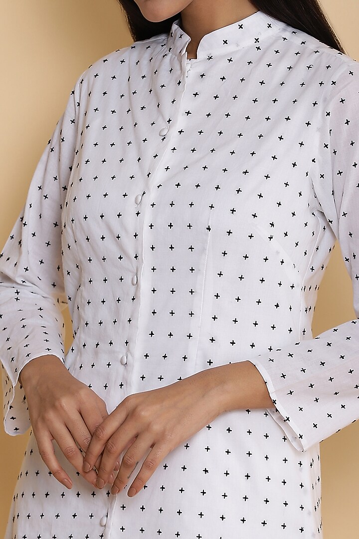 White Cambric Shirt by Abraham & Thakore at Pernia's Pop Up Shop