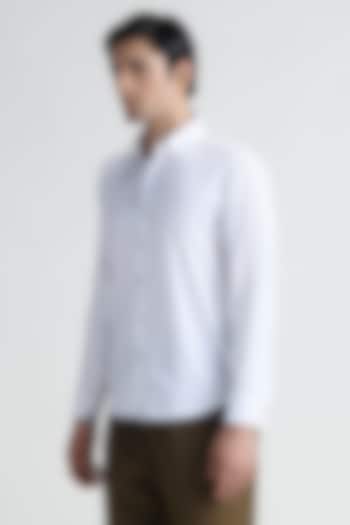 White Cotton Summer Shirt by Abkasa at Pernia's Pop Up Shop