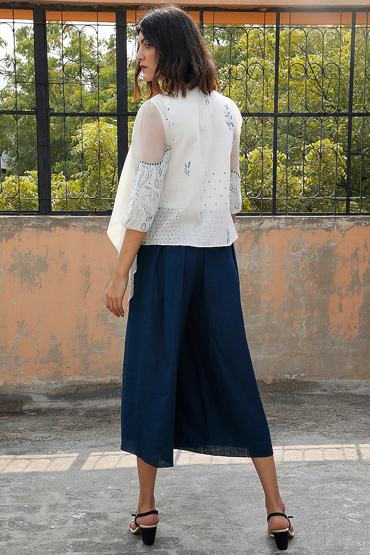 Ivory Organic Cotton Top by Arcvsh by Pallavi Singh at Pernia's Pop Up Shop