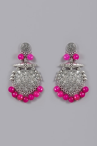 Oxidised Finish Dangler Earrings by ACCENTUATE