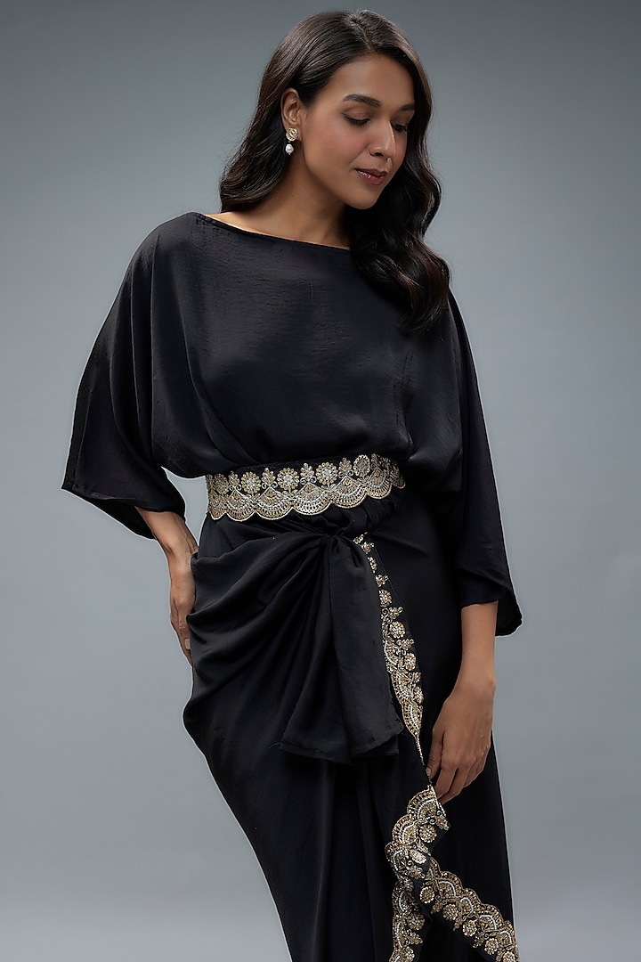 MISS CRAB silk dress