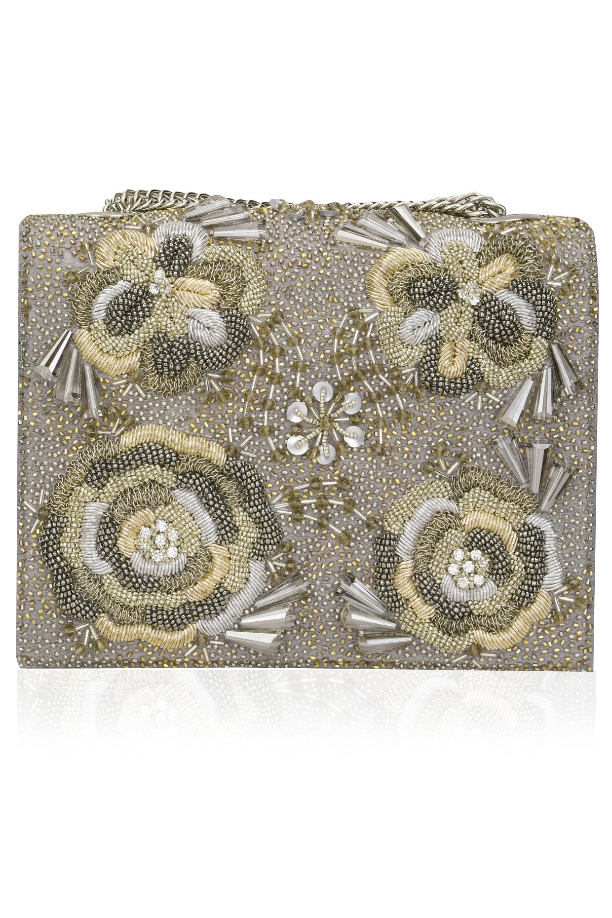 embellished clutch