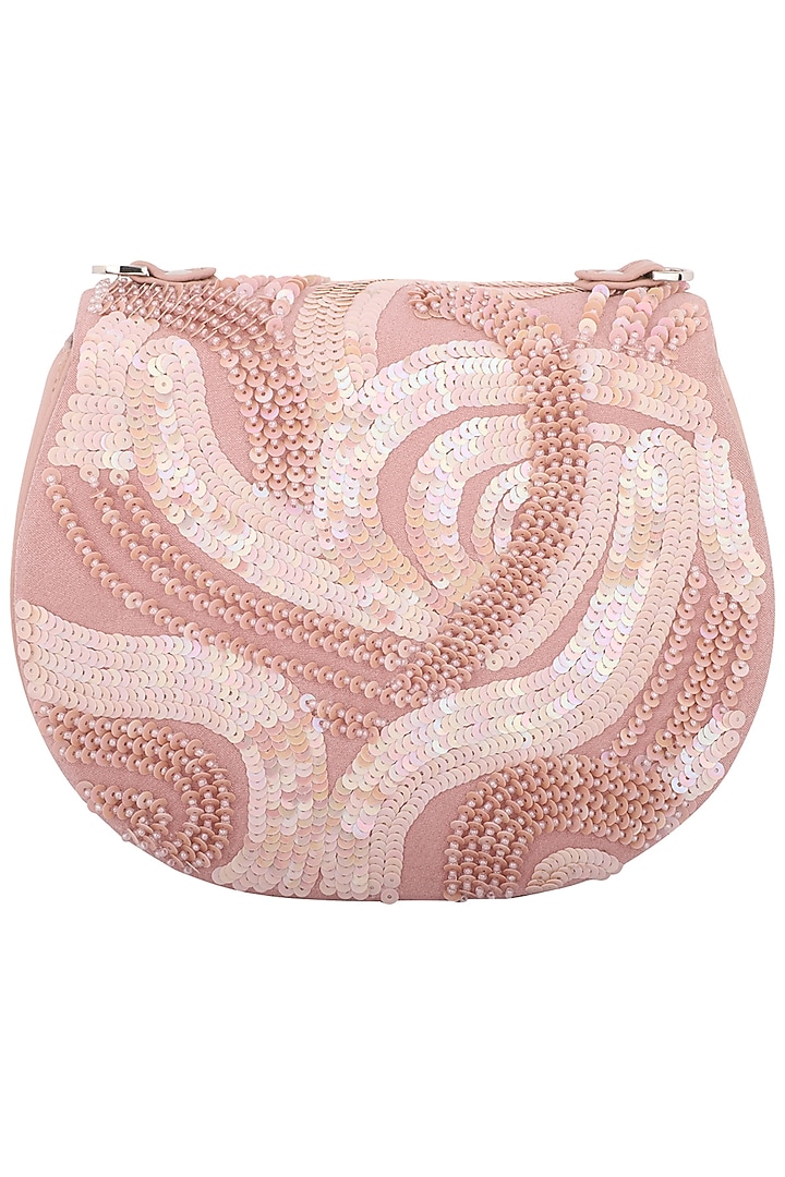 Pink embellished clutch available only at Pernia's Pop Up Shop.