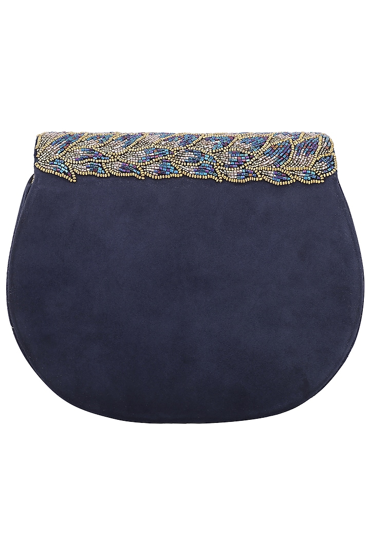 Blue embellished clutch available only at Pernia's Pop Up Shop.