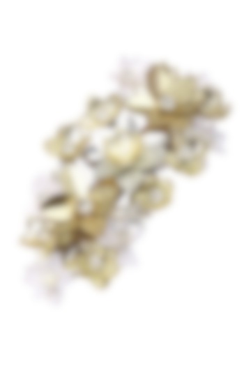 Gold and Silver Sequins and Crystal Embellished Hairclip by Studio Accessories