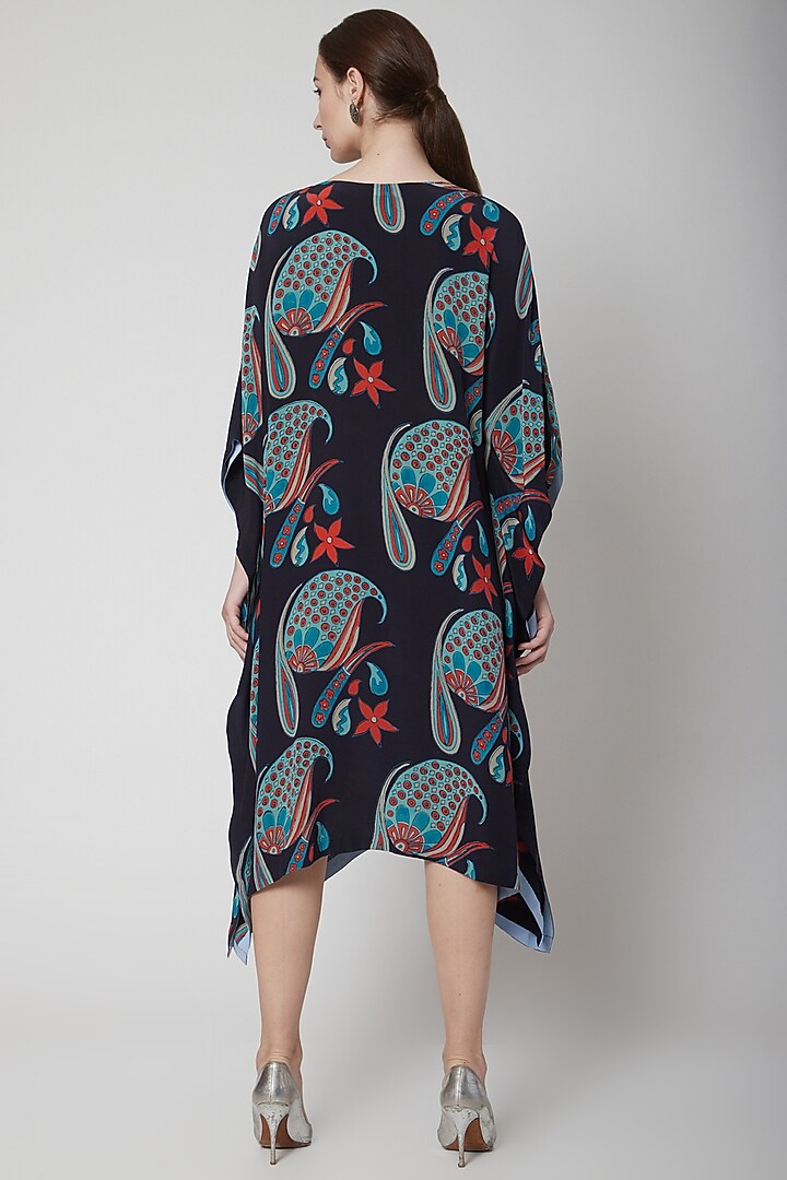 Black Crepe Silk Summer Dress by Anupamaa Dayal at Pernia's Pop Up Shop