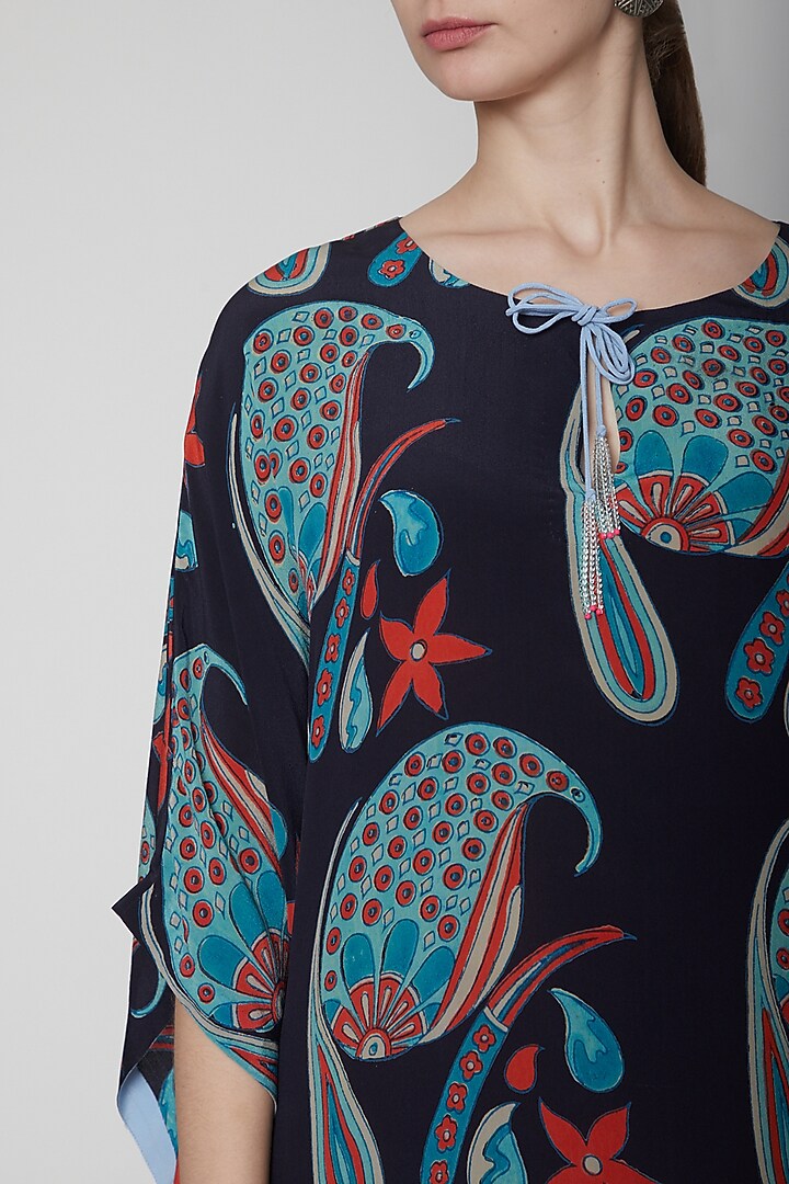 Black Crepe Silk Summer Dress by Anupamaa Dayal at Pernia's Pop Up Shop